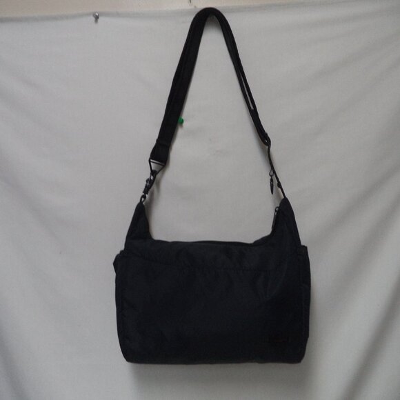 Pacsafe Exomesh Messenger Crossbody bag purse RFID blocking black zip top Travel - Picture 3 of 12